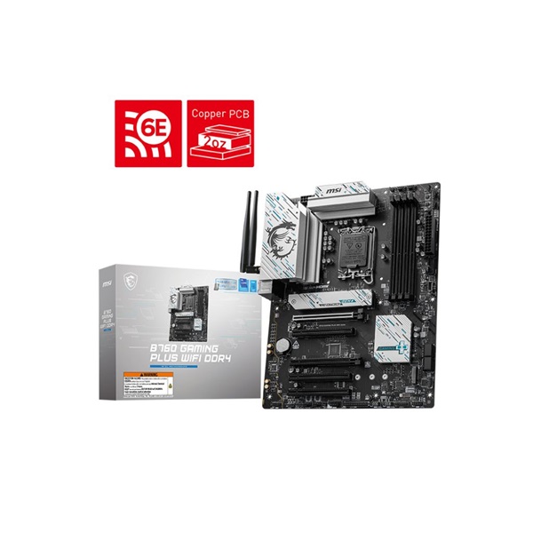 MSI B760 GAMING PLUS Wi-Fi D4 Intel B760 LGA1700 ATX alaplap