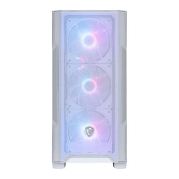 MSI FORGE M100R (táp nélküli) ablakos 4xARGB fehér mATX ház