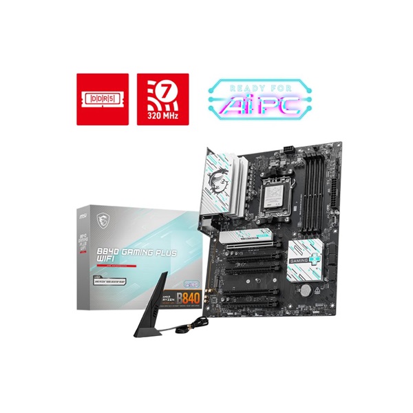 MSI Gaming Plus Wi-Fi AMD B840 AM5 ATX alaplap