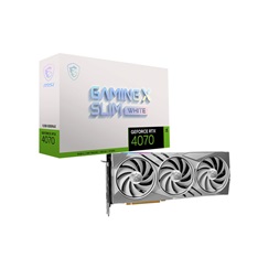 MSI GeForce RTX 4070 GAMING X SLIM WHITE 12G nVidia 12GB GDDR6X 192bit PCIe videókártya
