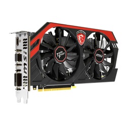 MSI N750Ti TF 2GD5/OC Gaming nVidia 2GB GDDR5 128bit PCIe videokártya