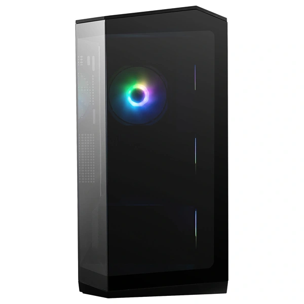 MSI PANO M100R PZ BLACK ARGB (táp nélküli) ablakos mATX ház
