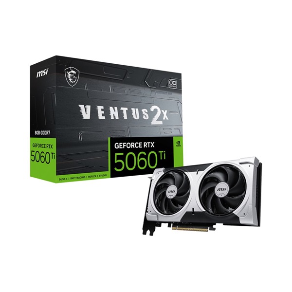 MSI RTX 5060 Ti Ventus nVidia 8GB DDR7 PCIe videókártya