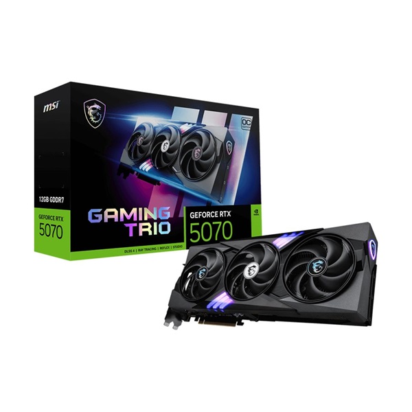 MSI RTX 5070 Gaming Trio nVidia 12GB DDR7 PCIe videókártya