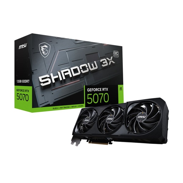 MSI RTX 5070 Shadow nVidia 12GB DDR7 PCIe videókártya
