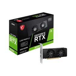 MSI nVIDIA RTX 3050 LP 6GB DDR6 OC PCI-Ex16x videokártya