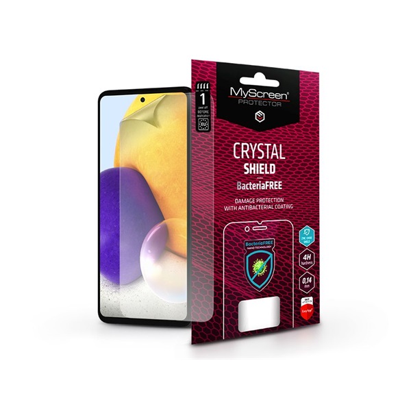 MSP LA-2171 Samsung A725F Galaxy A72 Crystal Shield BacteriaFree képernyővédő fólia