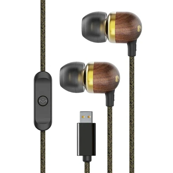 Marley Smile Jamaica USB-C vezetékes sárgaréz fülhallgató