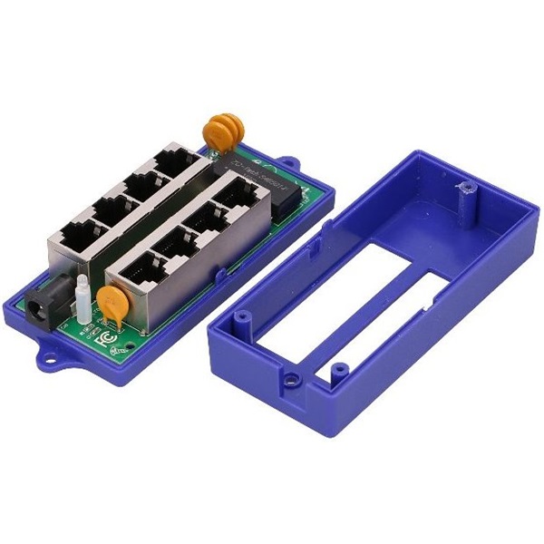 MaxLink 4Port Gigabit 12V~57V DC PoE Injector
