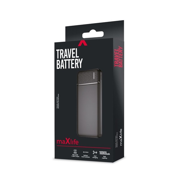 Maxlife TF-0022 10 000mAh power bank (Újracsomagolt)