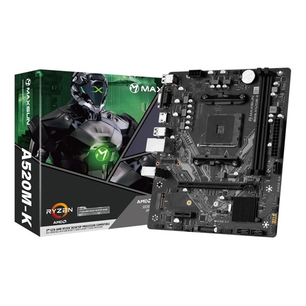 Maxsun Challenger A520M-K AMD A520 AM4 mATX alaplap