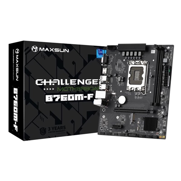 Maxsun Challenger B760M-F Intel B760 LGA1700 mATX alaplap