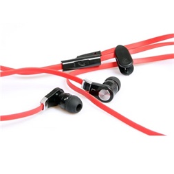 Media-Tech MT3556R MAGICSOUND DS-2 mikrofonos fülhallgató piros