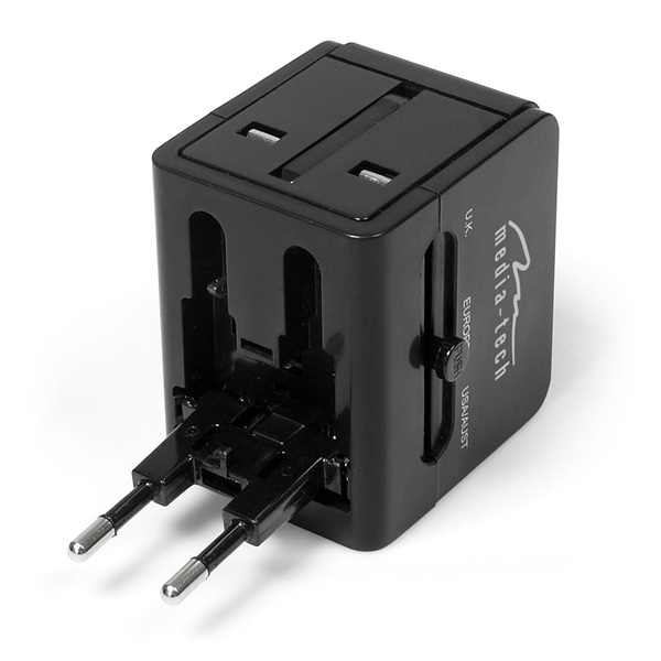Media-Tech MT6212 UNIVERZÁLIS UTAZÓ ADAPTER