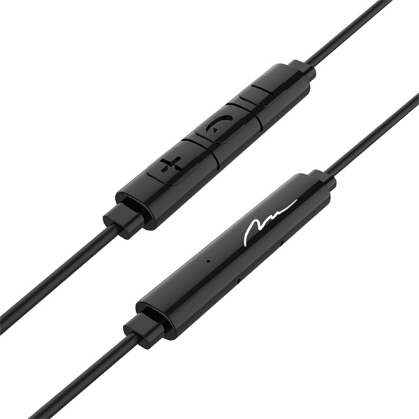 Media-Tech MT3609K USB-C mikrofonos fekete fülhallgató