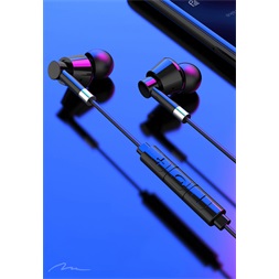Media-Tech MT3609K USB-C mikrofonos fekete fülhallgató