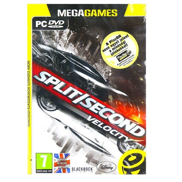 Megagames: Split/Second PC játékszoftver (Újszerű)