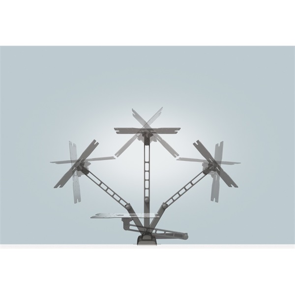 Meliconi FlatStyle FDR200 26"-40" VESA 200x200 dönthető,forgatható fali konzol