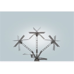 Meliconi FlatStyle FDR200 26"-40" VESA 200x200 dönthető,forgatható fali konzol