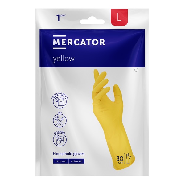 Mercator L 1pár háztartási gumikesztyű