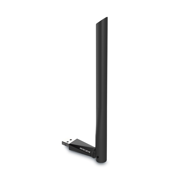 Mercusys MU6H AC650 High Gain vezeték nélküli Dual Band fekete USB adapter