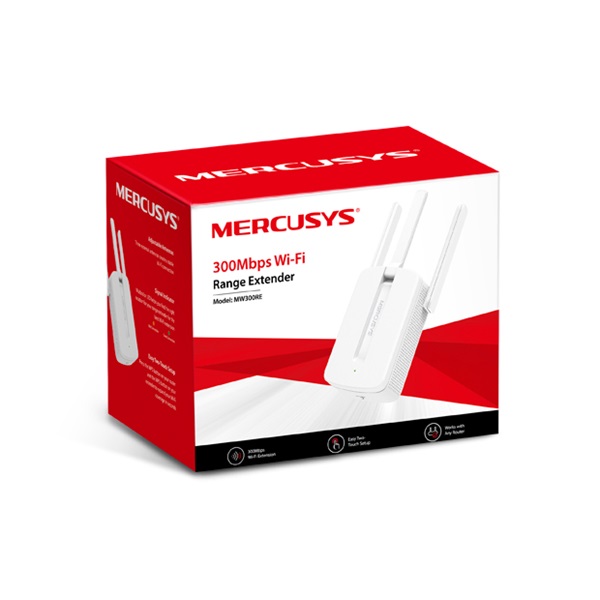 Mercusys MW300RE fehér hatótávnövelő
