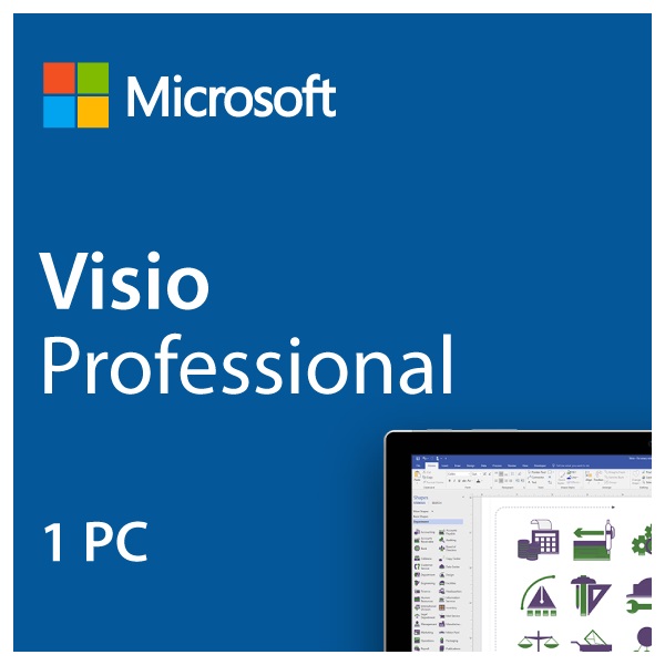 Microsoft Visio Professional 2021 Elektronikus licenc szoftver