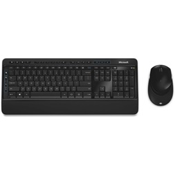 Microsoft Wireless Desktop 3050 HUN fekete vezeték nélküli dobozos billentyűzet + egér