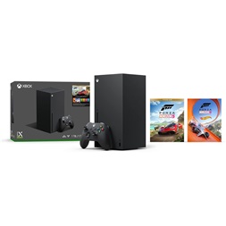 Microsoft Xbox Series X 1TB fekete játékkonzol + Forza Horizon 5 Premium játékszoftver