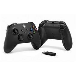 Microsoft 1VA-00002 Xbox vezeték nélküli fekete kontroller + Windows 10 USB adapter