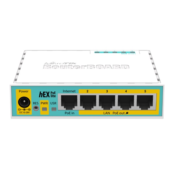 MikroTik hEX PoE lite RB750UPr2 L4 64MB 5x FE PoE port router