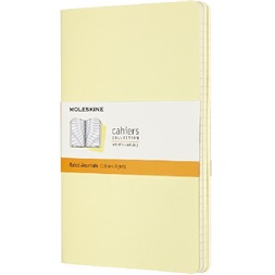 Moleskine Cahier CH016M23 3db/csomag élénk sárga "L" vonalas jegyzetfüzet