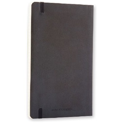 Moleskine Qp618 PF 13x21cm 80 lap fekete sima notesz