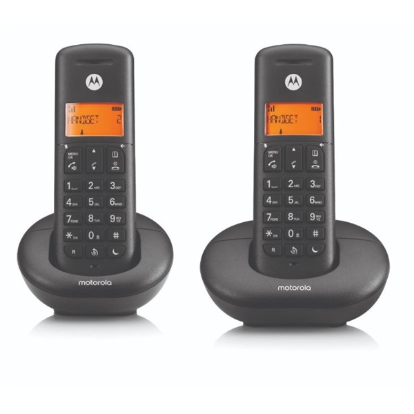 Motorola E202 fekete vezeték nélküli telefon