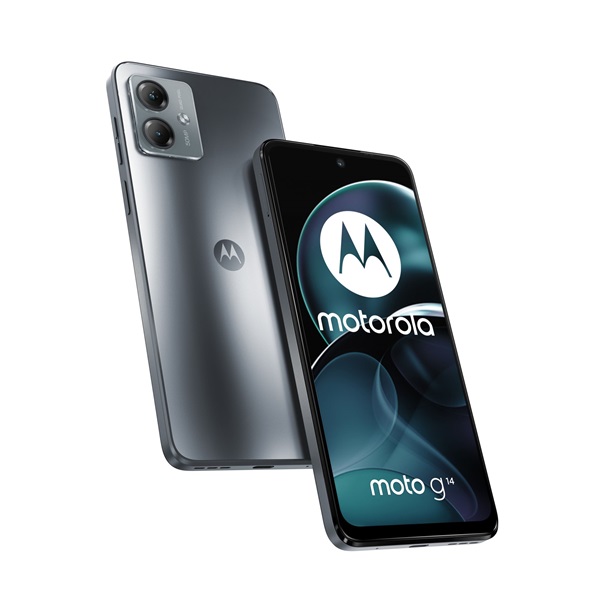 Motorola Moto G14 6,5" LTE 4/128GB DualSIM Steel Gray okostelefon