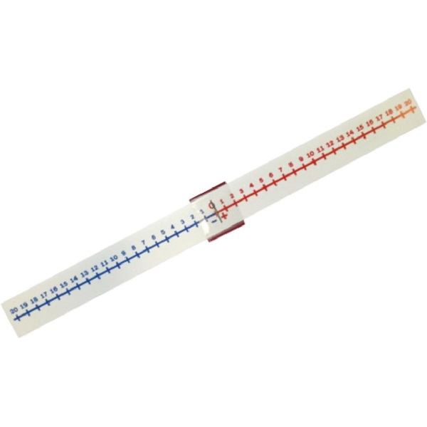 Műanyag számegyenes