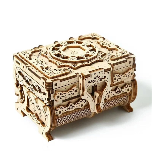 Multiversum 3D Fa Antique Boksz 3D puzzle