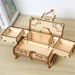 Multiversum 3D Fa Antique Boksz 3D puzzle