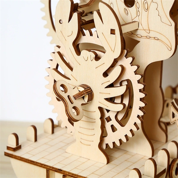 Multiversum 3D Fa Pirate Ship Clock 3D puzzle