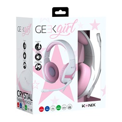 Mythics "Geek Girl Crystal" PlayStation 4 vezetékes gamer headset