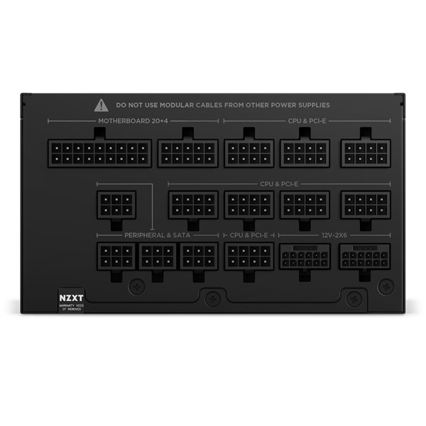 NZXT ATX 3.1 1500W 80+ Platinum ventillátorral moduláris tápegység
