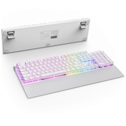 NZXT Function 2 Full Size US fehér vezetékes gamer billentyűzet