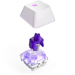 NZXT Function 2 Full Size US fehér vezetékes gamer billentyűzet