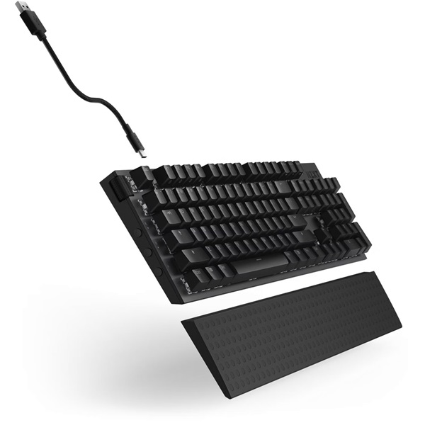 NZXT Function 2 Full Size US fekete vezetékes gamer billentyűzet