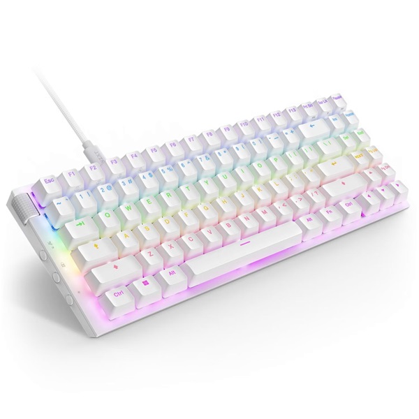 NZXT Function 2 MiniTKL US fehér vezetékes gamer billentyűzet