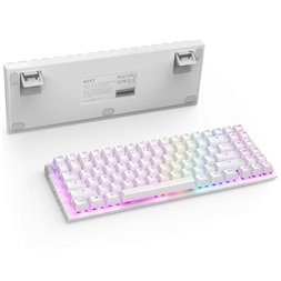 NZXT Function 2 MiniTKL US fehér vezetékes gamer billentyűzet