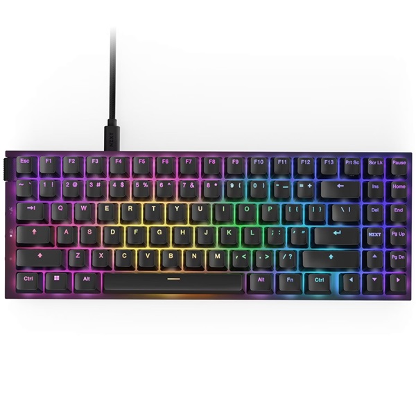 NZXT Function 2 MiniTKL US fekete vezetékes gamer billentyűzet