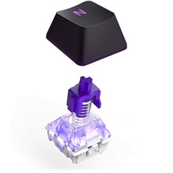 NZXT Function 2 MiniTKL US fekete vezetékes gamer billentyűzet
