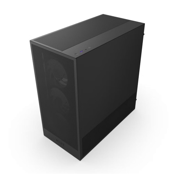 NZXT H5 Flow RGB (2024) fekete RGB (táp nélküli) ablakos mATX ház