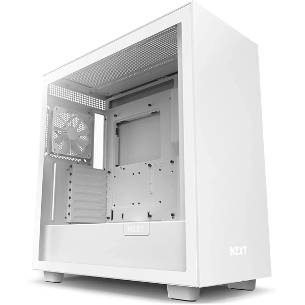 NZXT H7 Fehér (Táp nélküli) ablakos ATX ház
